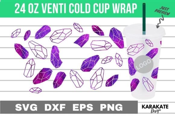 Amethyst Venti Cup Hold Wrap