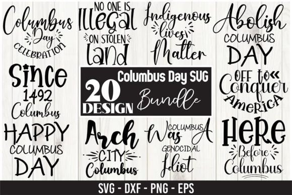 Columbus Day SVG Bundle: Graphics for Crafts & Seasonal Branding