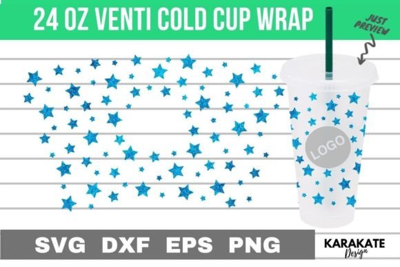 Cool Star Venti Cup Hole Wrap: Graphics for Crafts