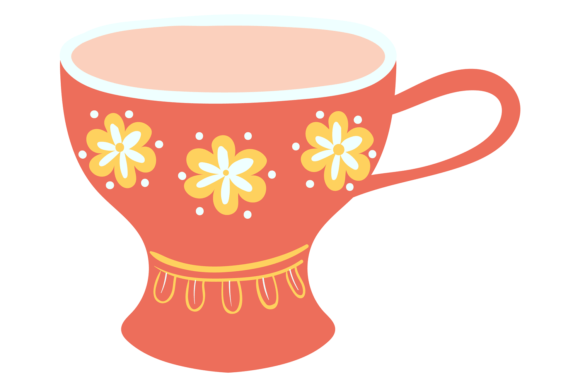 Cozy Tea Cup. Ceramic Home Mug Icon