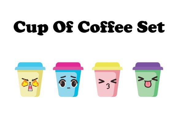 Cup of Coffee Icon Set: Graphics & Icons for Editorial Warmth