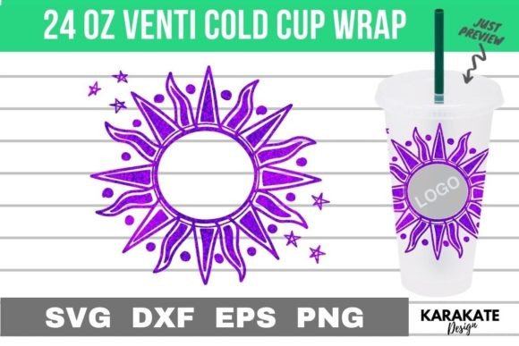 The Sun, 24 Oz Venti Cup Wrap: Graphics for Crafts