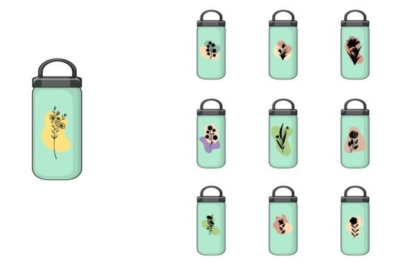 Tumbler Desain Flower Vector: Graphics & Illustrations for Brand-Forward Content